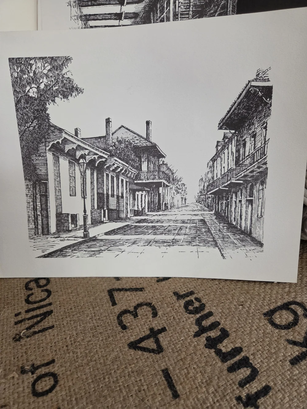 Coleman Vieux Carré Four Sketches Wall Art - Black